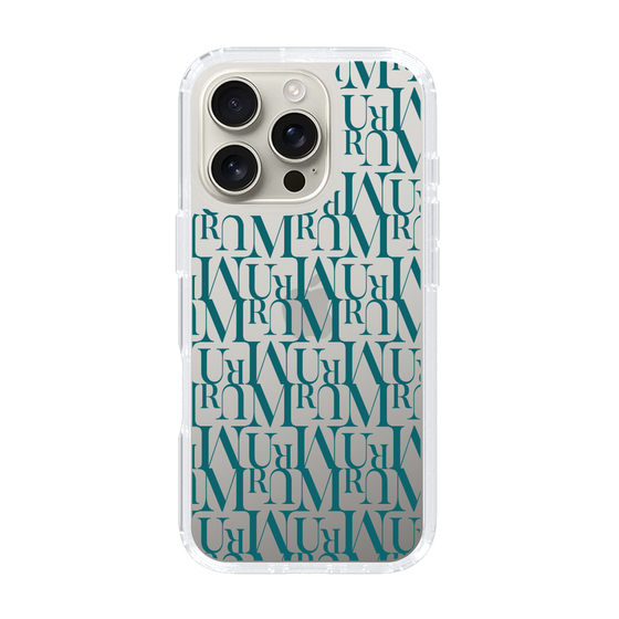 Slim Protection Case［ MURUA - Monogram - Green ］