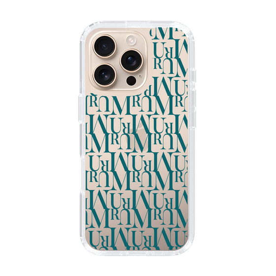 Slim Protection Case［ MURUA - Monogram - Green ］