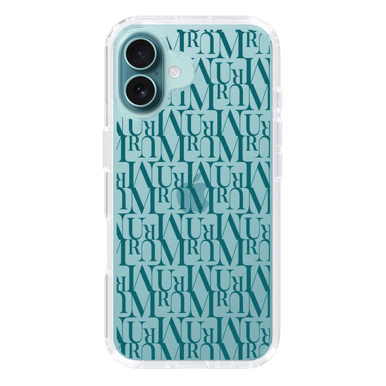 Slim Protection Case［ MURUA - Monogram - Green ］