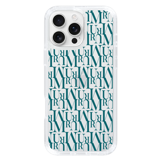 Slim Protection Case［ MURUA - Monogram - Green ］