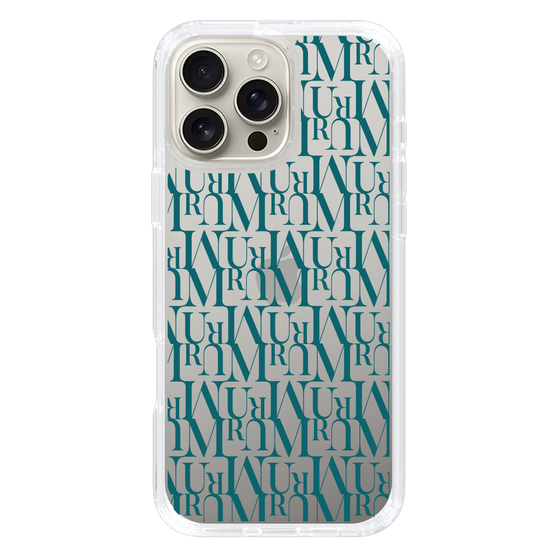 Slim Protection Case［ MURUA - Monogram - Green ］