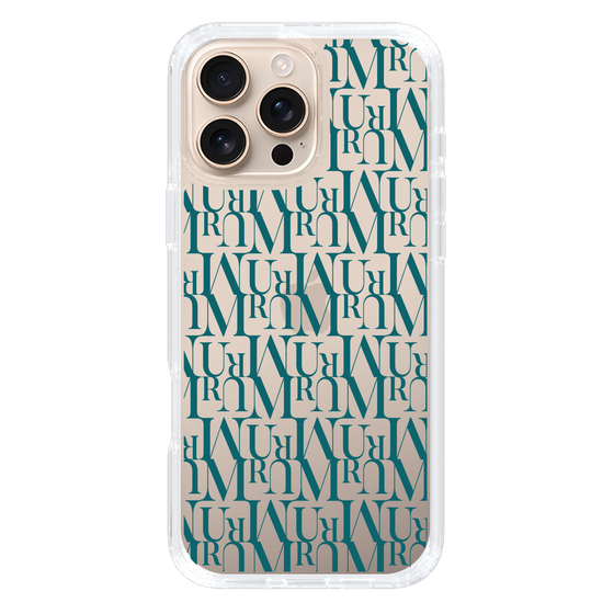Slim Protection Case［ MURUA - Monogram - Green ］