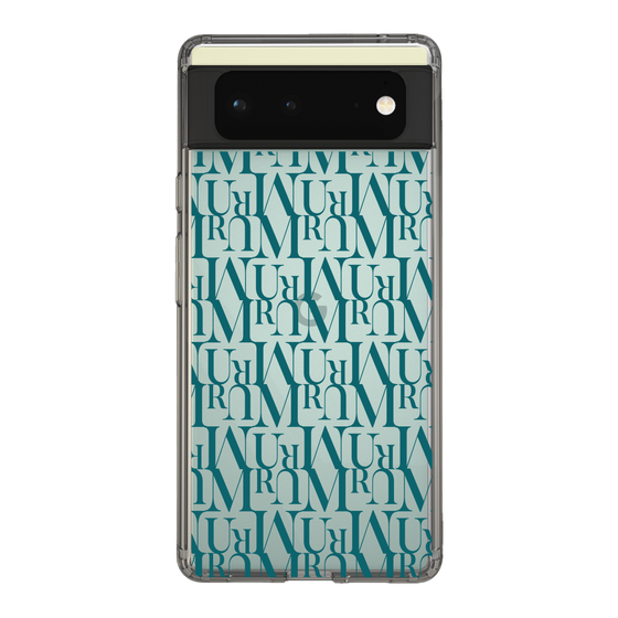 Slim Protection Case［ MURUA - Monogram - Green ］