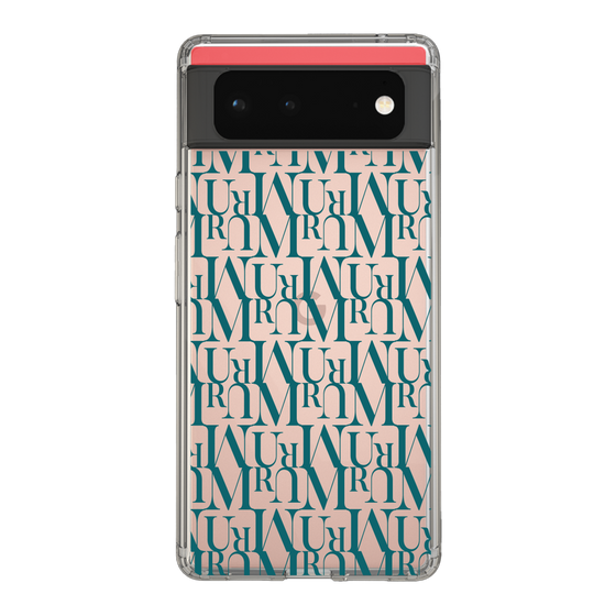 Slim Protection Case［ MURUA - Monogram - Green ］