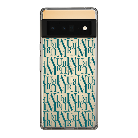 Slim Protection Case［ MURUA - Monogram - Green ］