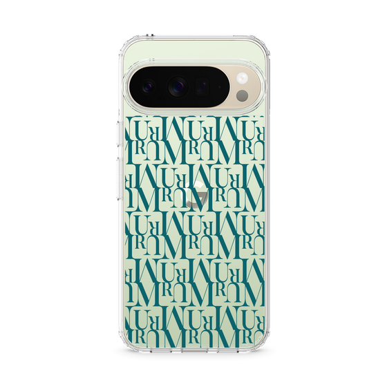Slim Protection Case［ MURUA - Monogram - Green ］