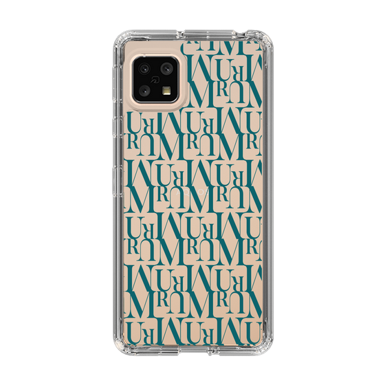 Slim Protection Case［ MURUA - Monogram - Green ］