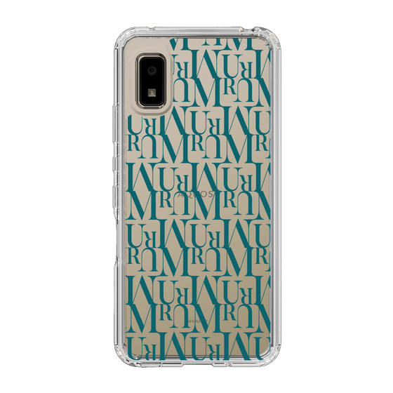 Slim Protection Case［ MURUA - Monogram - Green ］