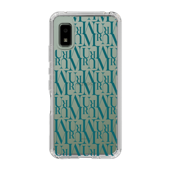 Slim Protection Case［ MURUA - Monogram - Green ］