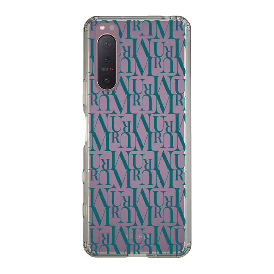 Slim Protection Case［ MURUA - Monogram - Green ］