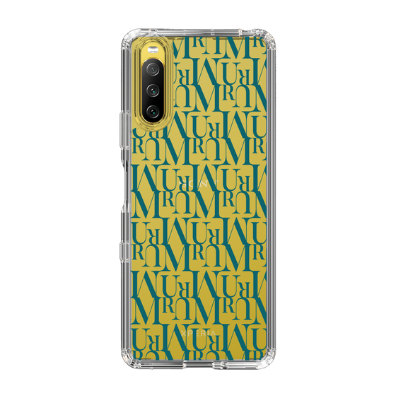 Slim Protection Case［ MURUA - Monogram - Green ］