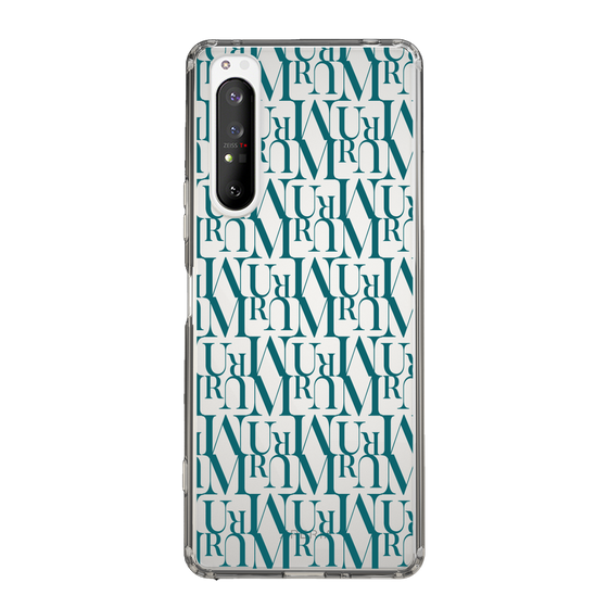 Slim Protection Case［ MURUA - Monogram - Green ］