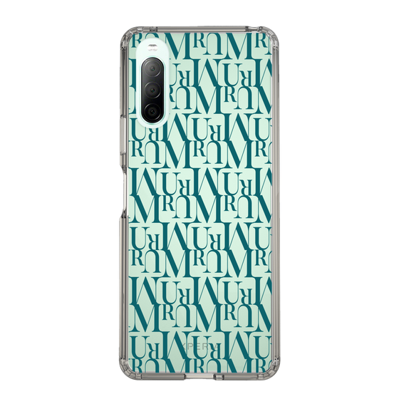 Slim Protection Case［ MURUA - Monogram - Green ］