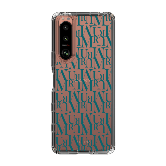 Slim Protection Case［ MURUA - Monogram - Green ］