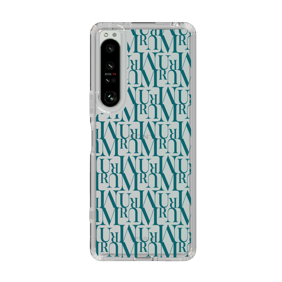 Slim Protection Case［ MURUA - Monogram - Green ］