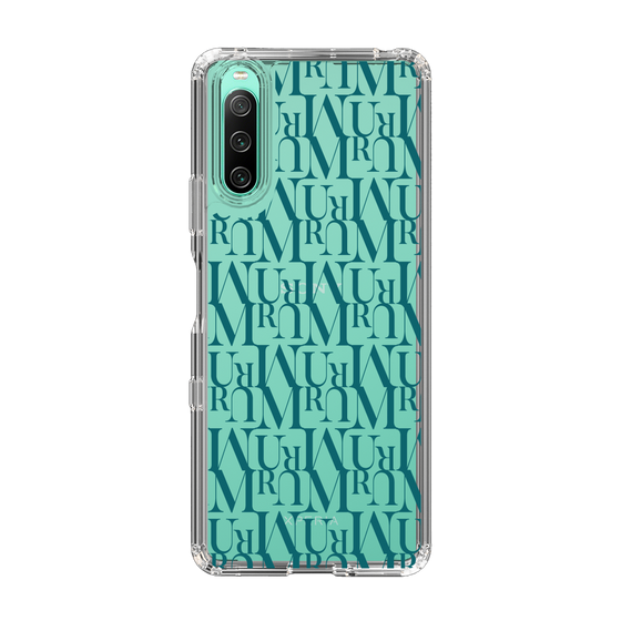 Slim Protection Case［ MURUA - Monogram - Green ］
