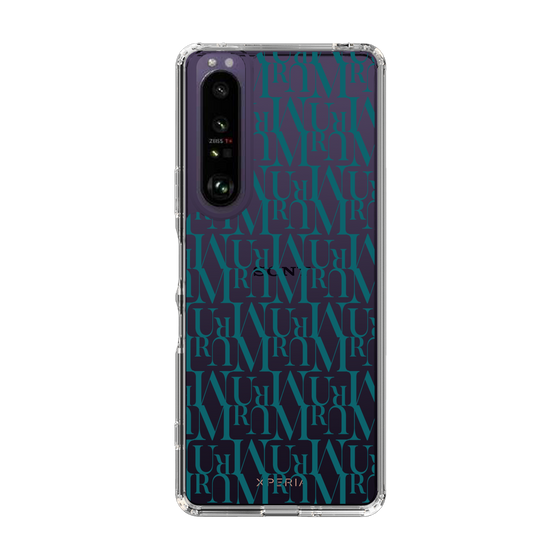 Slim Protection Case［ MURUA - Monogram - Green ］