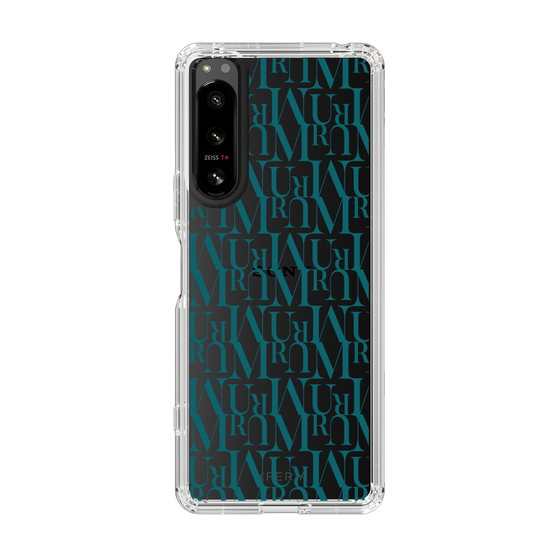 Slim Protection Case［ MURUA - Monogram - Green ］