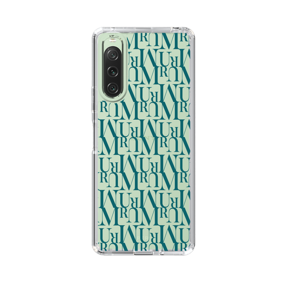 Slim Protection Case［ MURUA - Monogram - Green ］