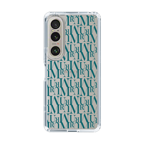 Slim Protection Case［ MURUA - Monogram - Green ］