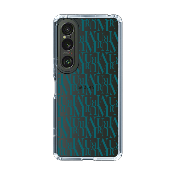 Slim Protection Case［ MURUA - Monogram - Green ］