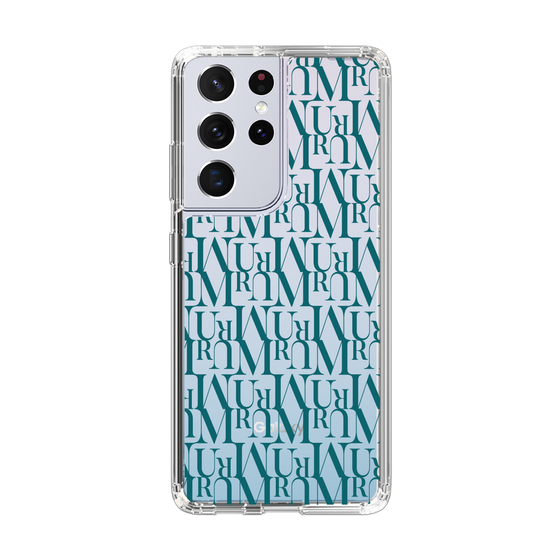 Slim Protection Case［ MURUA - Monogram - Green ］