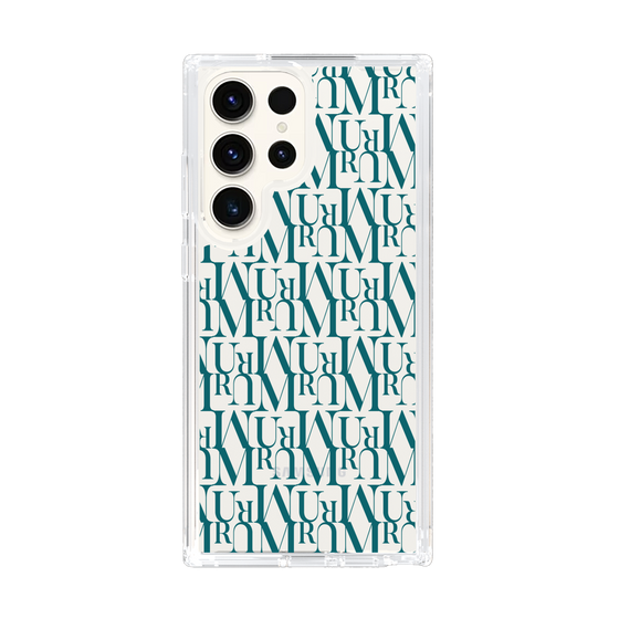 Slim Protection Case［ MURUA - Monogram - Green ］