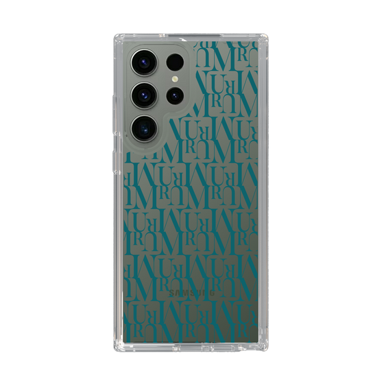 Slim Protection Case［ MURUA - Monogram - Green ］