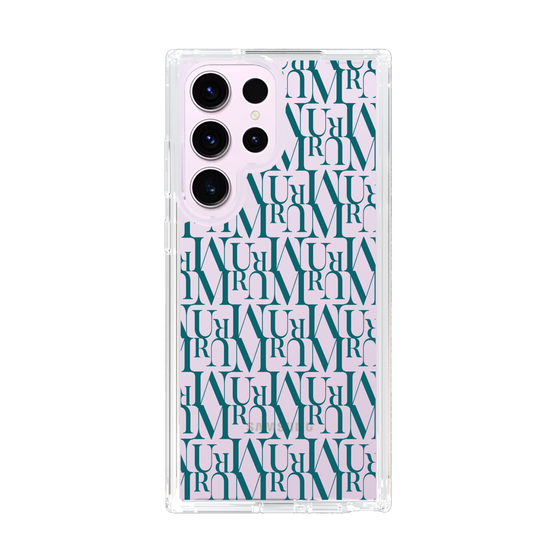 Slim Protection Case［ MURUA - Monogram - Green ］