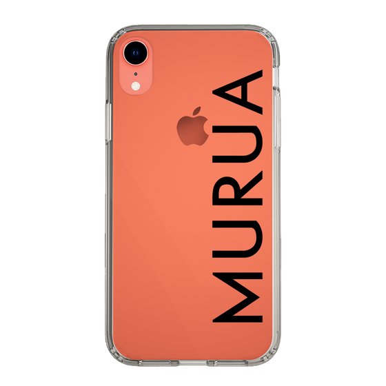 Slim Protection Case［ MURUA - Logo - Black ］