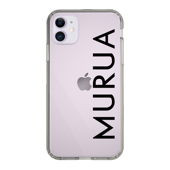Slim Protection Case［ MURUA - Logo - Black ］