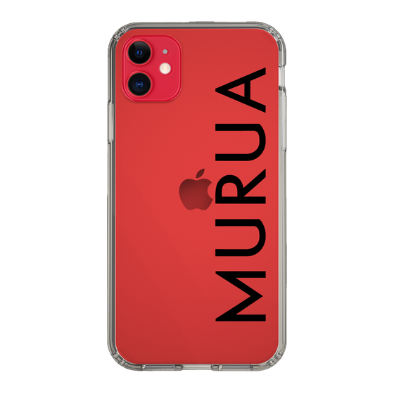Slim Protection Case［ MURUA - Logo - Black ］