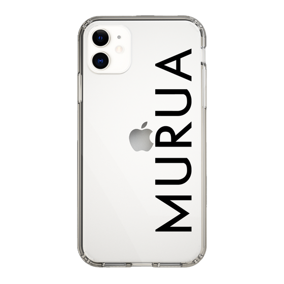 Slim Protection Case［ MURUA - Logo - Black ］