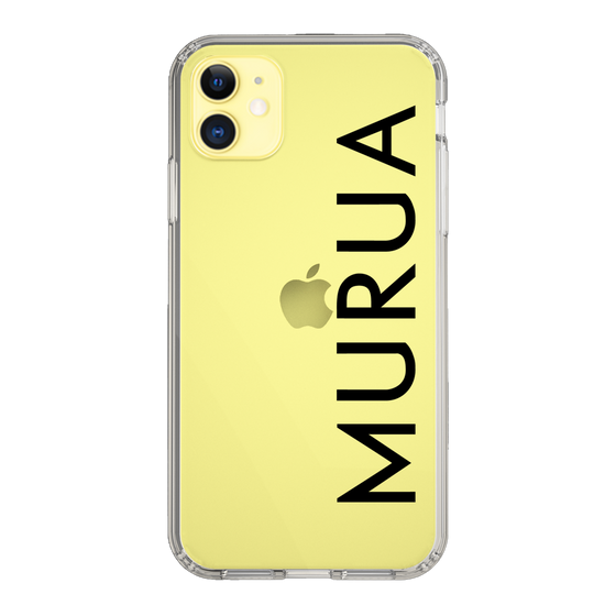 Slim Protection Case［ MURUA - Logo - Black ］