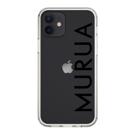 Slim Protection Case［ MURUA - Logo - Black ］