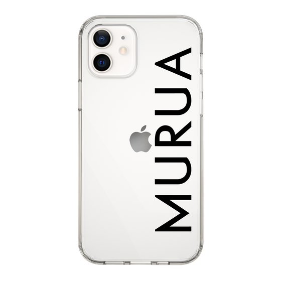 Slim Protection Case［ MURUA - Logo - Black ］