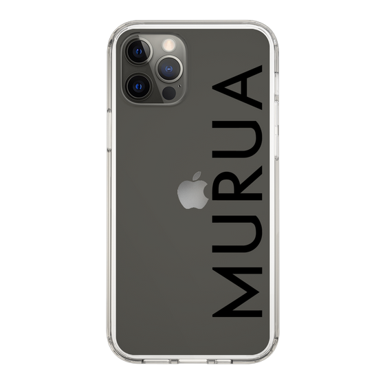 Slim Protection Case［ MURUA - Logo - Black ］