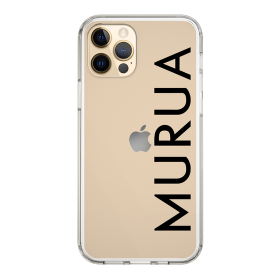 Slim Protection Case［ MURUA - Logo - Black ］