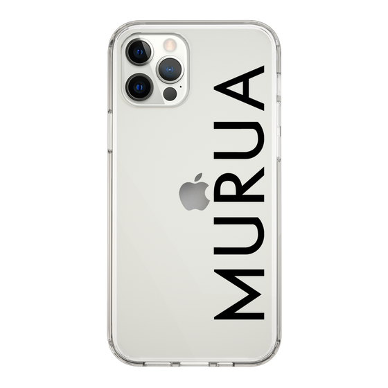Slim Protection Case［ MURUA - Logo - Black ］
