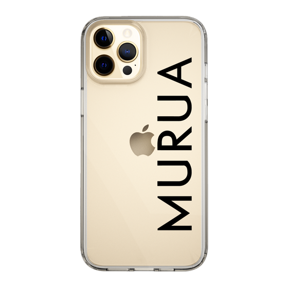 Slim Protection Case［ MURUA - Logo - Black ］