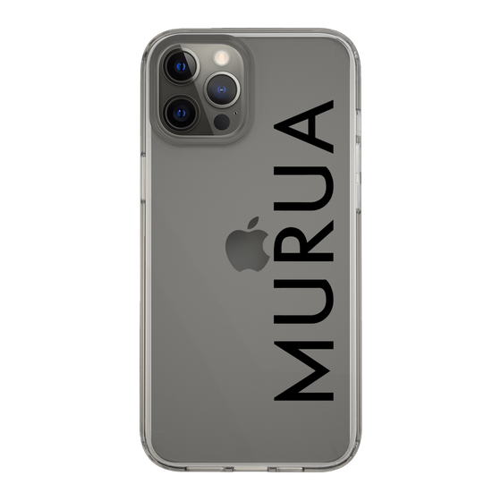 Slim Protection Case［ MURUA - Logo - Black ］