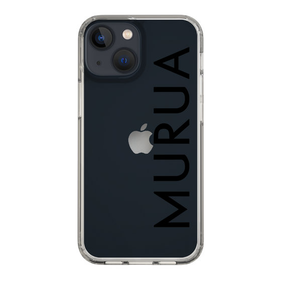 Slim Protection Case［ MURUA - Logo - Black ］