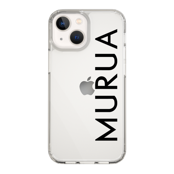 Slim Protection Case［ MURUA - Logo - Black ］