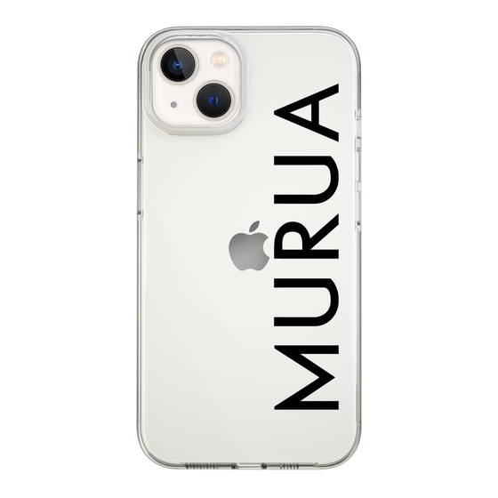 Slim Protection Case［ MURUA - Logo - Black ］