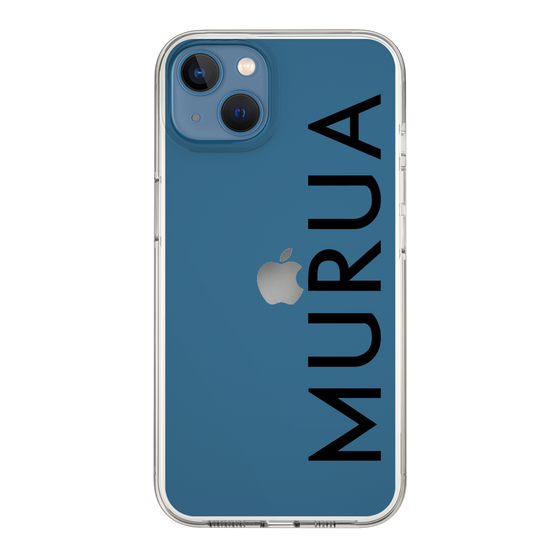 Slim Protection Case［ MURUA - Logo - Black ］