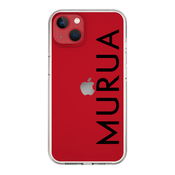Slim Protection Case［ MURUA - Logo - Black ］