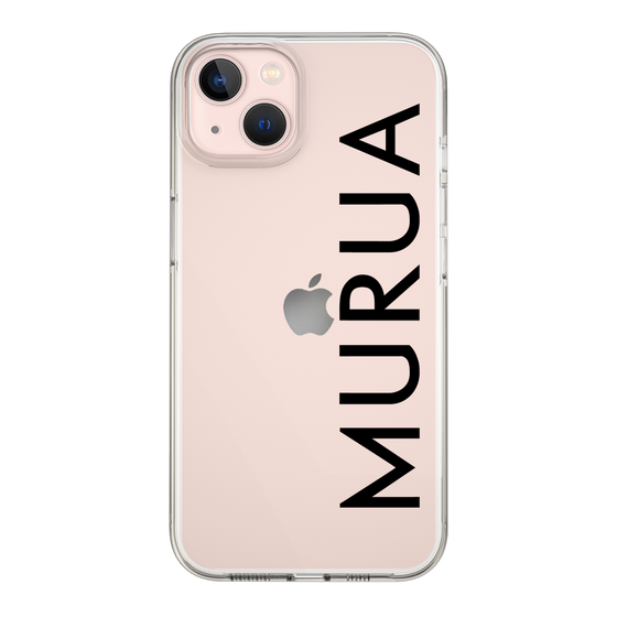 Slim Protection Case［ MURUA - Logo - Black ］