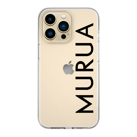 Slim Protection Case［ MURUA - Logo - Black ］