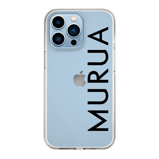 Slim Protection Case［ MURUA - Logo - Black ］