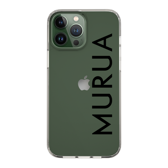 Slim Protection Case［ MURUA - Logo - Black ］